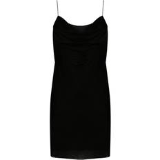 Dion Lee corset-style velvet minidress women Polyester Black