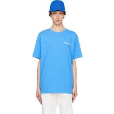 Balmain Herr Kläder Balmain Bomull Avslappnad T-shirt Signaturbroderi
