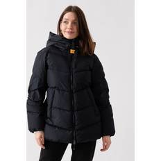 Parajumpers Women Jackets Parajumpers Women's Amane Womens Hooded Down Jacket Black