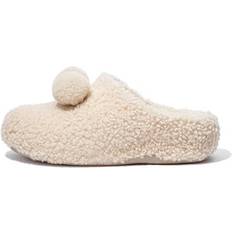 Fitflop Clogs Fitflop SHUV Pom-Pom Shearling Clog Slippers Shearling Wool/Faux-Fur, Outlet