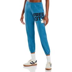 Multicolore - Pantaloni da jogging Freecity Women's Cotton Logo Joggers Blue Sound