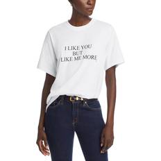 Victoria Beckham Like You But Like Me More Tee in White White. (also in M, S)