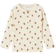 Lil'Atelier Slim Fit Long Sleeved Top - Turtledove (13236862-1149261)