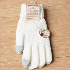 Cashmere Gloves & Mittens House of Dasein (White, One Size) Smart Touchscreen Cashmere Knitted Winter Gloves Women