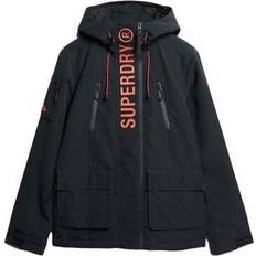 Superdry men's ultimate windcheater jacket eclipse navy bold orange