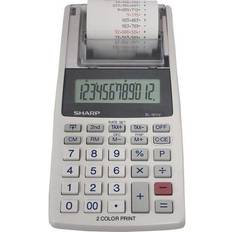 Calculators Sharp EL-1611V 12-digit Mini Printing Calculator