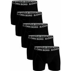 Björn Borg Men's Underwear Björn Borg Pairs Soft Cotton Stretch Boxer Briefs Black