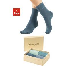 Pack Of 4 Basic Socks - Blue
