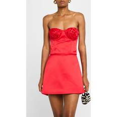 Satin Shapewear & Undertøj Marc Jacobs Satin Balconette Top - Rød