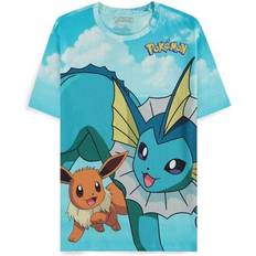 Pokémon Eevee Evolutions Digital AOP Short Sleeved T-shirt