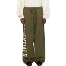 Trousers & Shorts Fear of God ESSENTIALS Khaki Relaxed Sweatpants MILITARY