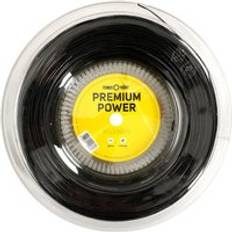 Black Tennis Strings Tennis Point Premium Power String Reel 220m black