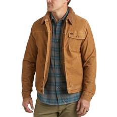 Canvas Jackets Howler Brothers Fuzzy Depot Jacket Men's Duck Brown Canvas