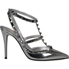 Valentino Garavani Rockstud Laminated Leather Pumps 38½