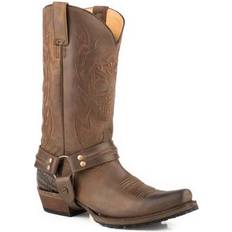 Boots Roper Skull Lug Boot Mens Oil Brown