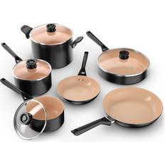 Cookware Ninja Extended Life CK89010BF Ceramic Cookware Set with lid 10 Parts