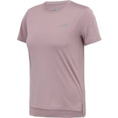 New Balance Women T-shirts New Balance Damen Sport Essentials T-Shirt in Violett, Poly Knit, Größe