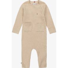 Tommy Hilfiger Bodysuits Children's Clothing Tommy Hilfiger Beige Cable Knit Viscose Babygrow (9-12 month)