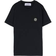 Children's Clothing Stone Island Stone Island Junior Compass-patch cotton T-shirt kids Cotton Blue