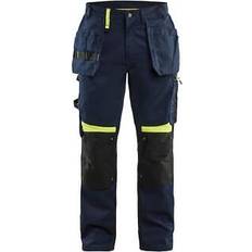 Blåkläder Blaklader craftsman navy/yellow men's twill holster pocket trouser 1555