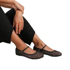 Where's That From womens/ladies tennessee diamante adjustable strap pumps wm487