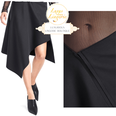 Wolford Skirts Wolford Black golden skirt black asymmetric falling rock