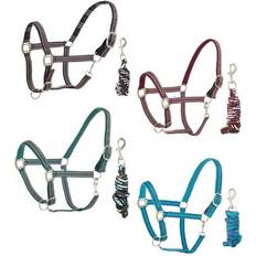 Fleece Halters & Lead Ropes Centaur Fleece Padded Halter with Lead Plaid