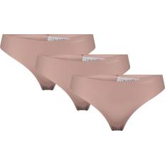 Calvin Klein Dame Underbukser Calvin Klein Thong 3PK Mand Subdued W. Ivory Logo Bukser hos Magasin