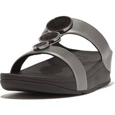 Fitflop Heels & Pumps Fitflop Halo Bead-Circle Wedge Mules - Gris