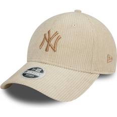 Beige - Women Caps New Era womens 9forty cord baseball cap.new york yankees beige strapback hat