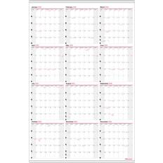 Office Depot Calendars Office Depot Yearly Wall Calendar 24" x 36" - January OD301428