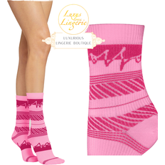 Wolford Socks Wolford Paige socks heartbeat pink elegant socks with comfort logo design
