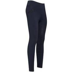 Blåa Ridspön Easy Rider Barnridleggings ERDietse FullGrip - Navy