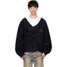 Who Decides War Clothing Who Decides War Navy Gathered Collegiate Sweater INDIGO