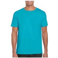 Silk T-shirts Gildan Soft Style Ringspun T Shirt Pale Blue