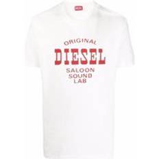 Diesel T-shirts Diesel Saloon Sound Lab Logo Off White T-Shirt