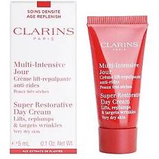 Clarins Facial Creams Clarins Super Restorative Day Cream 0.1 oz - White