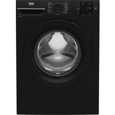 Black - Front Loaded Washing Machines Beko BM1WT3821B 8kg 1200 Washing Machine