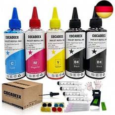 Canon 540xl COCADEEX Ink Refill Kit Compatible with Canon Ink Cartridge PG-560 CL-561 PG-540 CL-541 PG-540XL CL-541XL 540 541 540XL 541XL 560XL 561XL PG-40 CL-41 Series, 5 Bottles Ink with Refill Tools