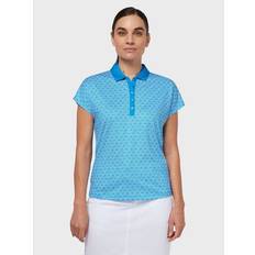 Callaway CHEV GEO Halbarm Polo blau