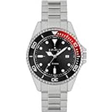 Sports SP3035 Herre 43 mm Analog Kvarts Mineralglas Black 20 mm