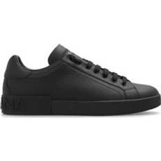 Dolce & Gabbana Men Shoes Dolce & Gabbana Men's Portofino Sneakers in Black CS1772A106580999