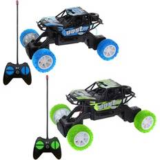 RC Cars Zummy Cross Country LED Light Remote Control Stunt RC Car