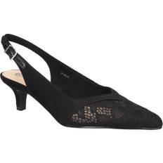 Bella Vita Marquette Pump Women's Black Pumps Slingback