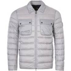 Belstaff Jackets Belstaff Tour Old Silver Down Overshirt Jacket