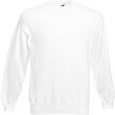 Fruit of the Loom Pullover Fruit of the Loom Classic Set-in Sweatshirt White