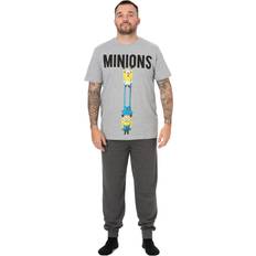 Grey Pyjamas MINIONS Short Sleeve Short Leg Pyjama Set Black