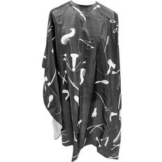 Hair Cutting Capes Kobe Pro Black Water Resistant Hairdressing Gown