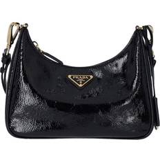 Patent Leather Handbags Prada Re-Edition naplak patent leather mini-bag