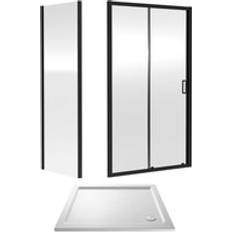 Balterley Ruwa 6mm Sliding Shower Door 1000 x 760 x 1900 mm